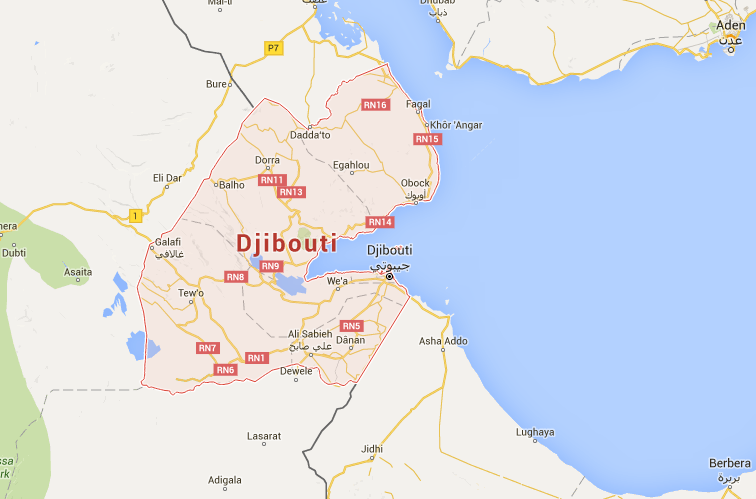 Djibouti Map